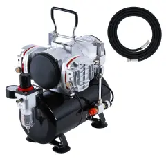 Twin Piston Airbrush Air Compressor