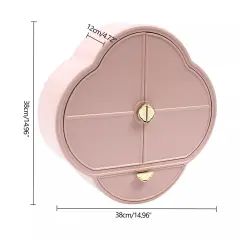 Wall Mounted Jewelry Cabinet Organizer Makeup Cosmetic Rack Storage Box Drawer Pink