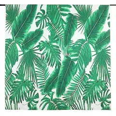 8 ft Tropical Leaves Printed Vinyl Photo Backdrop Party Banner Events Supplies