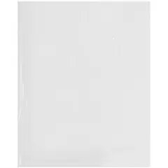 Plymor 8" x 10", 2 Mil Flat Open Clear Plastic Poly Bags