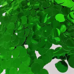 Green Confetti 0.6 inch,Round Green Foil Confetti,Shiny Green Confetti for Party Decoration or Filled Balloons,(3.52 oz)