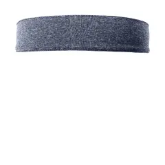 Sport-Tek&reg; Contender Headband Tr Navy Hthr