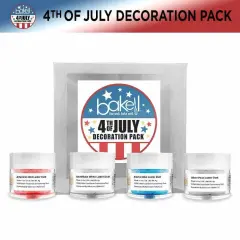 4th of July 4-Piece Luster Dust Edible Paint Combo Pack (4 PC)