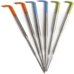 Precision Wool Felting Needles - Needle Felting Tools, German Made - High Carbon Steel Felting Needles - Needle Felting Kit Beginner - Color Coded - Gauges 36 Star -38 Star and 40 Spiral - Pack of 6