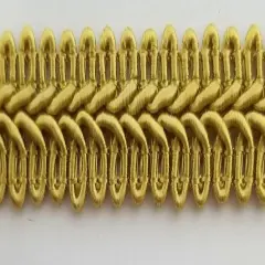 1/2" Chinese French Braid Gimp Trimming - 12 Continuous Yards - Many Colors! Antique gold