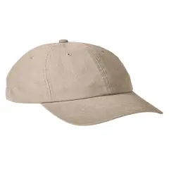 Big Accessories&reg; Heavy Washed Canvas Cap KHAKI