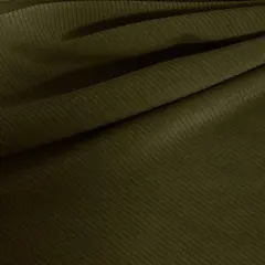 Double Ribbed Spandex Fabric Dusty Olive