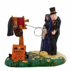 Department 56 Villages 4.25 In A Gravely Haunting-2007 Halloween Figurine , Halloween Decor Halloween Snow Village Photo Multicolored