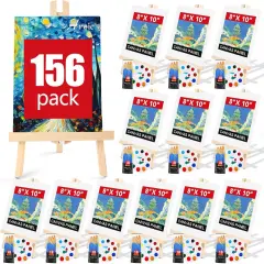 156 PCS Professional Painting Supplies kit for Kids & Adults