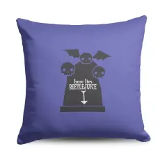 Warner Brothers Beetlejuice 18 Inch Throw Pillow Here Lies
