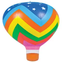 22" ZigZag Inflatable Hot Air Balloon Toy Decoration
