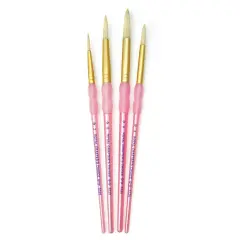 RCC 228 | Crafter's Choice&trade; 4pc Bristle Hair Round Brush Set