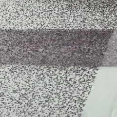 1 Yard Glitter Rhinestone Mesh Fabric Sparkly Sheer Material for Costumes, Gowns & Decor Lilac