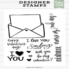 Echo Park Designer Stamp Set-Valentine Mail