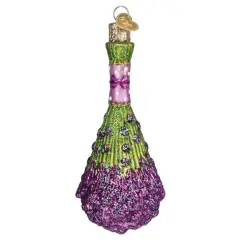 Old World Christmas 4.25 In Bunch Of Lavender Tree Ornament , Ornament Scented Bush Purple