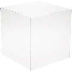 Plymor Clear Acrylic Display Case, 9" x 9" x 9" No Base