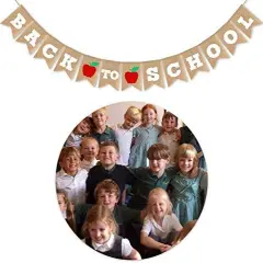 Burlap Back To School Banner