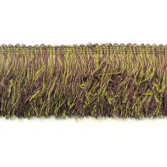 5 yards of 3" Chenille Cut Fringe Trim | 5 yard cut Plum Multi