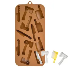 Halloween Knife & Cleaver Chocolate Silicone Mold