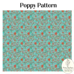 Poppy Pattern Decoupage Paper for Crafting and Multi Media Art(Medium - 18x24 inches)