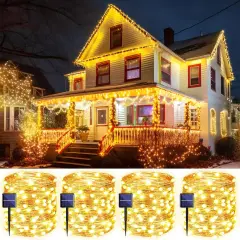 4 Pack Solar String Lights for Outside