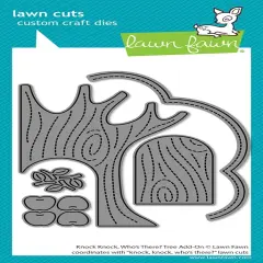Lawn Cuts Custom Craft Dies-Knock Knock, Who's There?