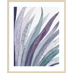 Amethyst Scales Triptych III by Grace Popp Wood Framed Wall Art Print