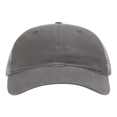 Richardson&reg; Garment Washed Trucker Cap Charcoal