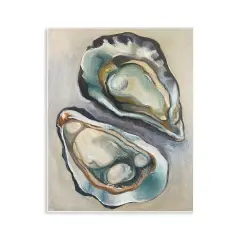 Stupell Industries Nautical Oyster Duo Wall Plaque Art Design by Daphne Polselli