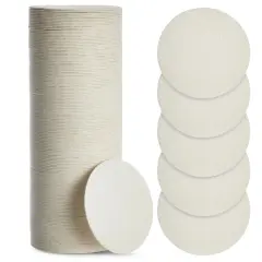 150 Pack White Paper Coasters for Drinks, Bar, Parties, Wedding, Catering (4 In)