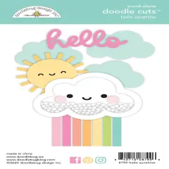 Doodlebug Doodle Cuts Dies-Hello Sunshine
