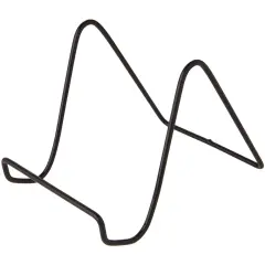 Bard's Vinyl Covered Black Wire Easel Stand, 6" H x 5.5" W x 8" D