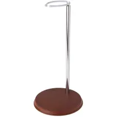 Bard's 54-0059 Chrome and Wood Doll Stand, Fits 24 to 40 inch Slim Waist Dolls, Waist is 2.25 to 3.5 inches Wide