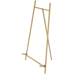 Bard's Satin Gold-toned Metal Easel, 16" H x 9" W x 9.5" D