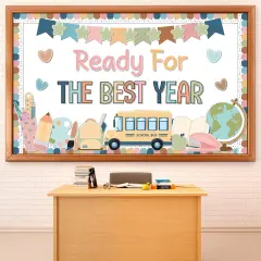 Boho Back to School Bulletin Board Decoration
