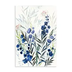 Stupell Industries Varied Indigo Herbs Wall Plaque Art Design by Hannah Dawson
