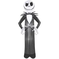 7' Jack Skellington Halloween Inflatable Decoration