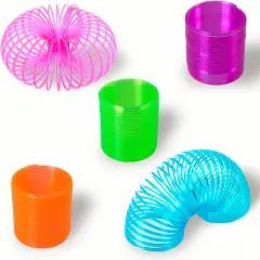 Coil Spring Toy - 25 Pcs - Kids Party Favor - Bulk Coil Springs for Party Favors - Easter Egg Fillers - Goodie Bag Supplies - Pinata Stuffers - Bulk Gifts for Kids - Classroom Prizes