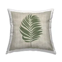 Stupell Industries Palm Leaf Patterned Indoor Pillow, 18 x 7 x 18