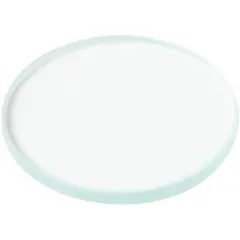 Plymor 1.5" Round, 3mm Thick Non-Beveled Clear Glass Circle