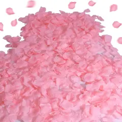 1500PCS Pink Rose Petals Silk Rose Petals for Romantic Night for Her Set Valentine's Day,Wedding,Party,Proposal Anniversary Decorations