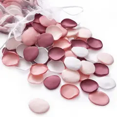 300Pcs Silk Pink Rose Petals Artificial Flower Petals for Wedding, Peach Pink Petals Bulk for Anniversary Decor,Party Romantic Decorations
