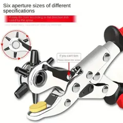 Leathercraft Hand Tool Kit Professional Hole Punch Plier Set