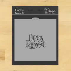 Witchy Happy Halloween Cookie & Craft Stencil | CM182 by Designer Stencils |
