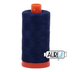 Dark Navy (2784) | 50wt Large Spool (1300M / 1422Y) | Aurifil Thread
