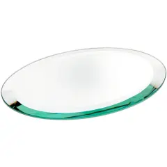 Plymor 5" x 7" Oval, 5mm Thick Beveled Glass Mirror