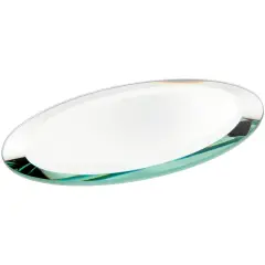 Plymor 3" x 5" Oval, 5mm Thick Beveled Glass Mirror