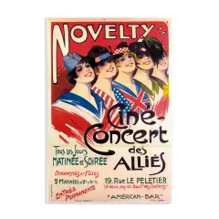 Stupell Industries Vintage Novelty Concert Wall Plaque Design by Marcus Jules