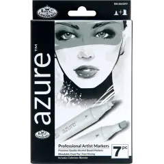 RM-904GRY | Azure&trade; 7pc Grayscale Color Marker Set