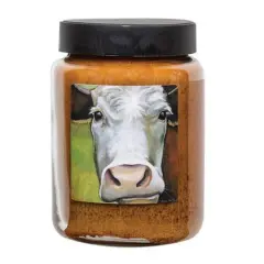 Cow Jar Candle Buttered Maple Syrup 26oz Long Burn Time 120 Hour